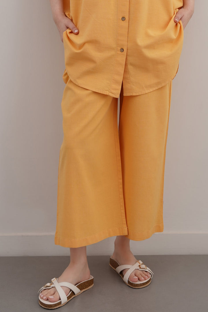 ESSENTIAL COTTON CULOTTES