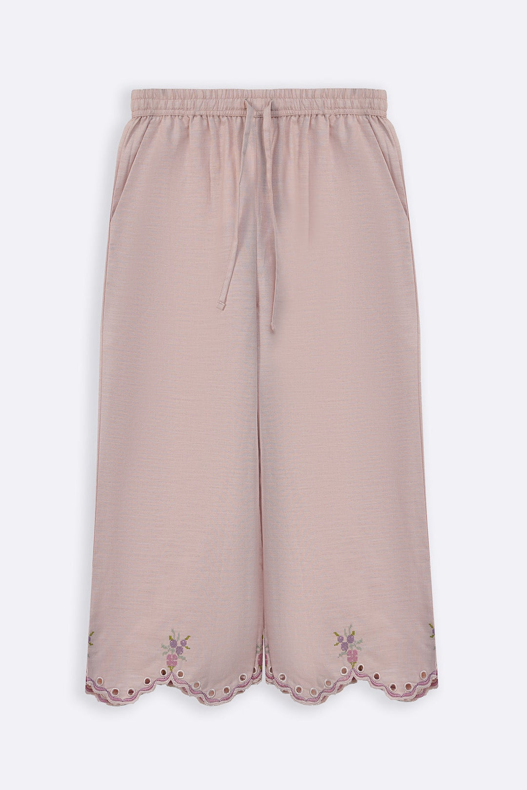 TEA PINK NEEDLEPOINT BERRIES CULOTTE
