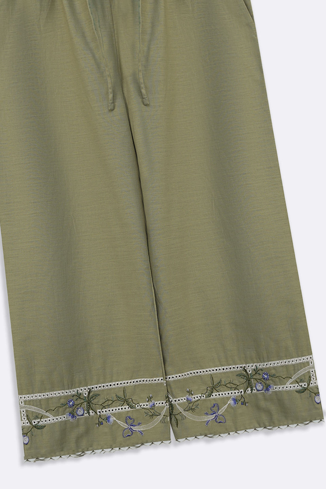 VIOLET AND SAGE EMBROIDERED CULOTTE