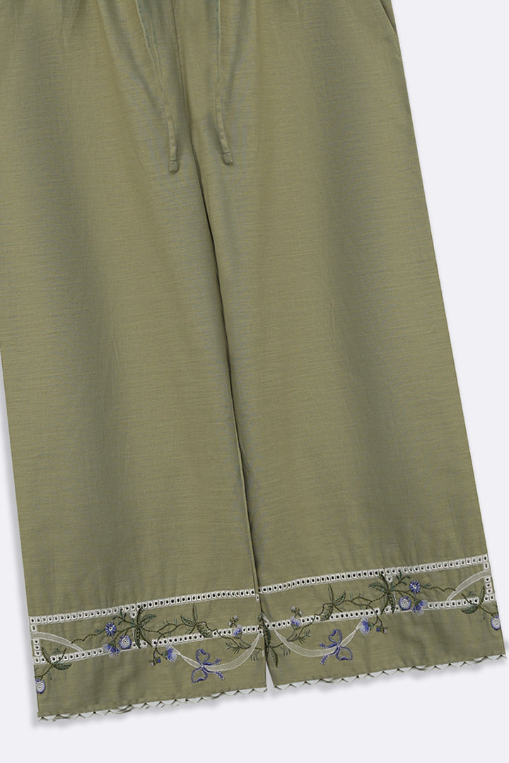 VIOLET AND SAGE EMBROIDERED CULOTTE