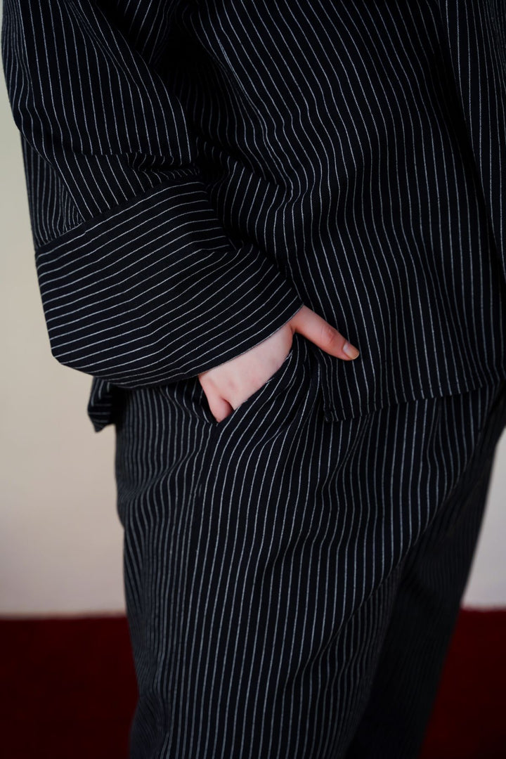 CURVE STRIPED CULOTTES