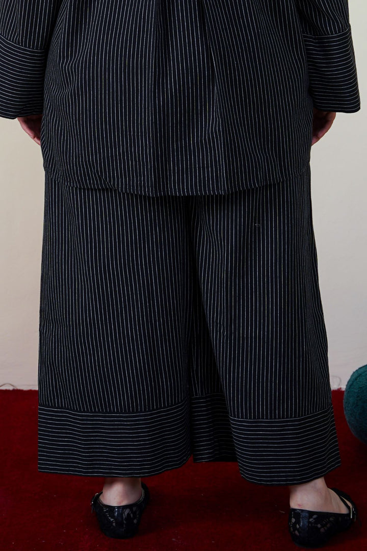 CURVE STRIPED CULOTTES