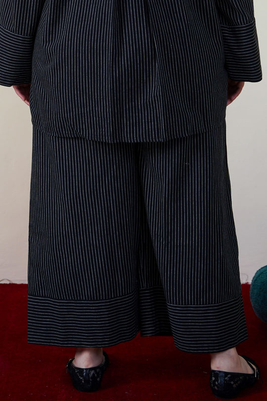 CURVE STRIPED CULOTTES