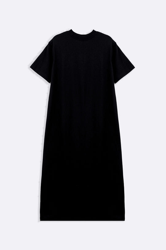 BLACK THE OMA T-DRESS