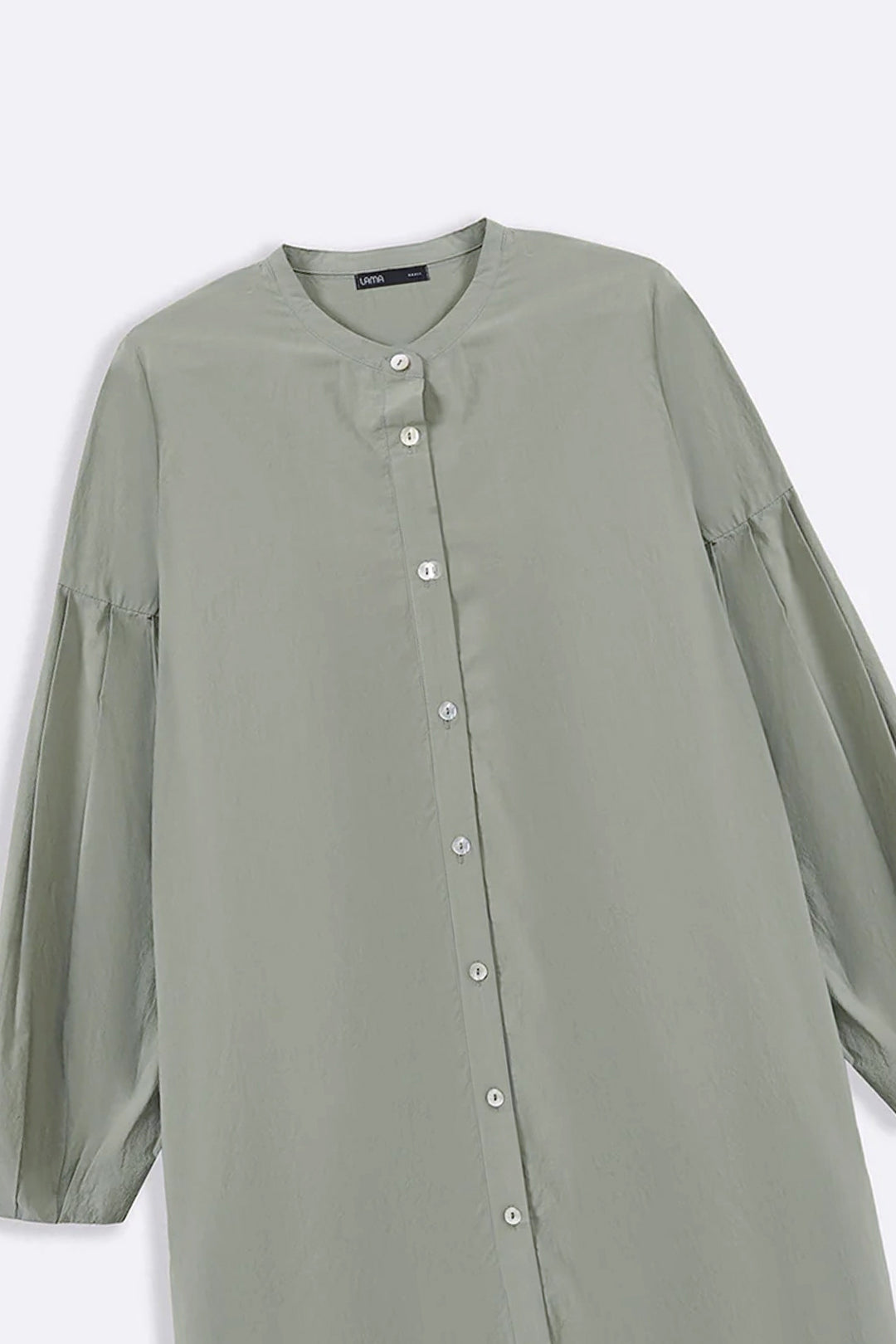 GREEN MINIMALIST TUNIC DRESS