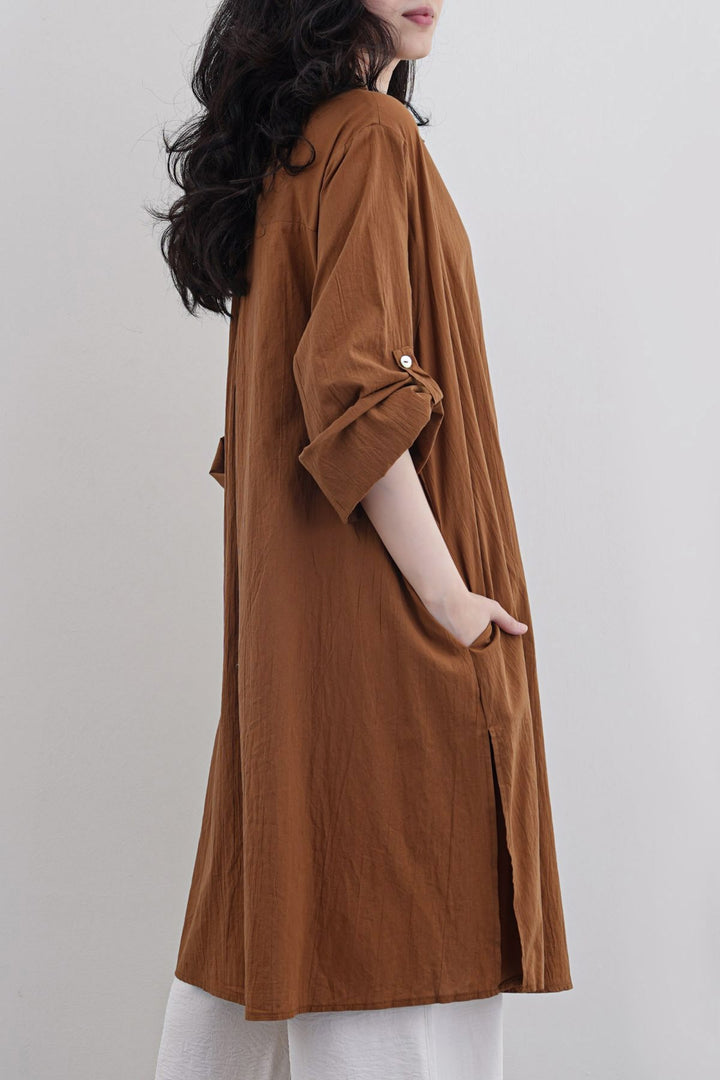 CAMEL ORGANIC COTTON TUNIC