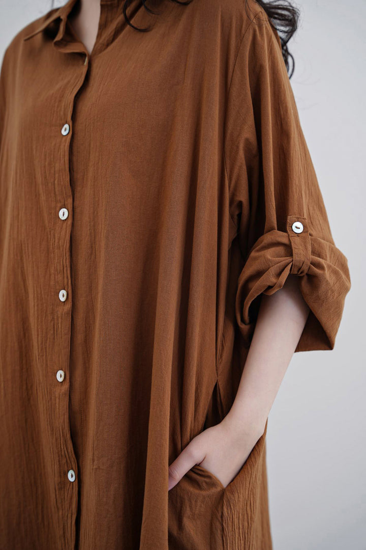 CAMEL ORGANIC COTTON TUNIC