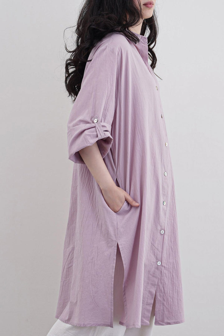 MAUVE ORGANIC COTTON TUNIC