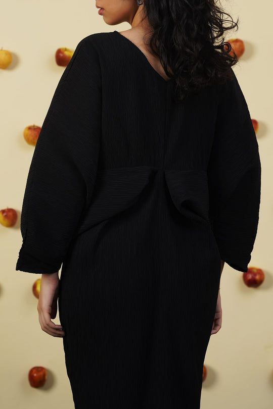 BLACK BUTTERFLY RUNWAY DRESS