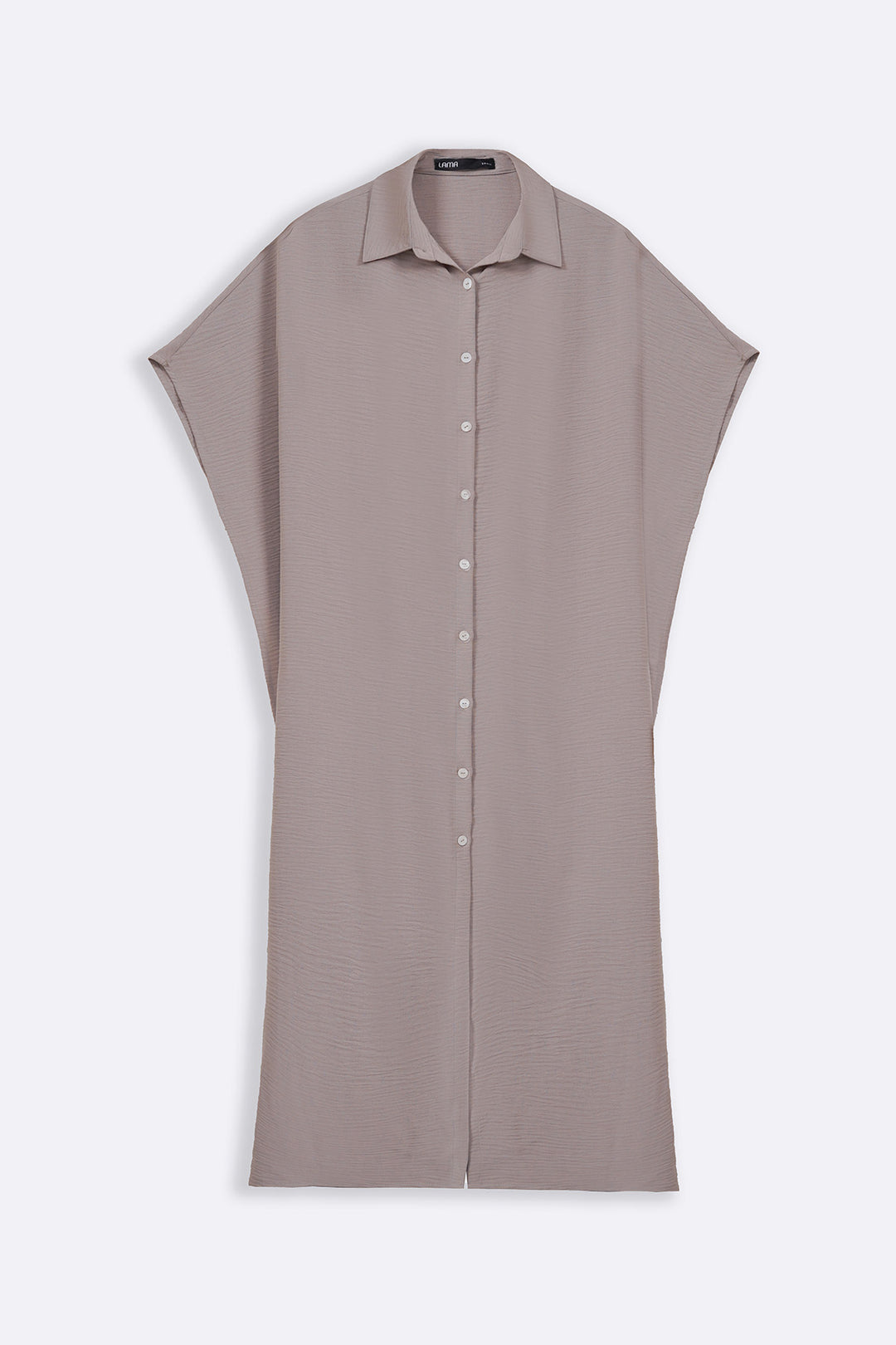 SLATE GREY BATWING KAFTAN-DRESS