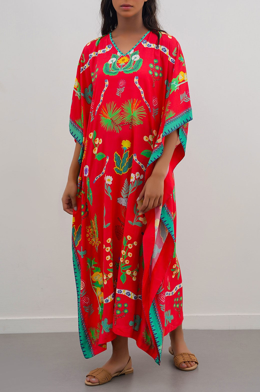 ORANGE SUMMER SORBET KAFTAN