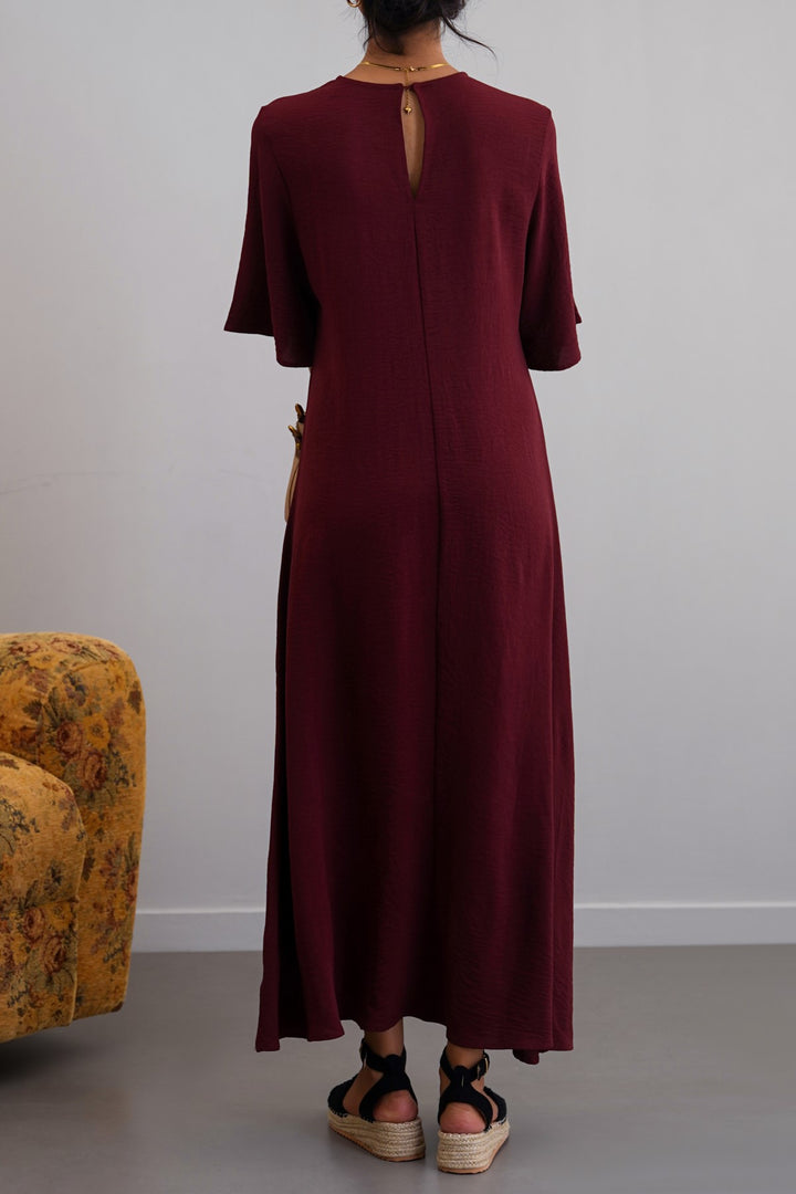 BURGUNDY GOOD-ON-EVERYONE MAXI