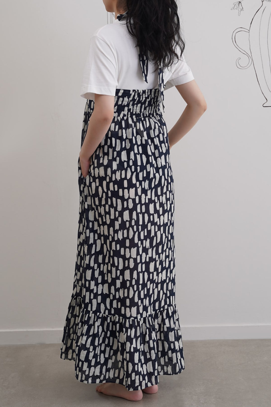 COTTON HALTER DRESS