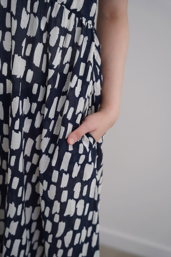 COTTON HALTER DRESS