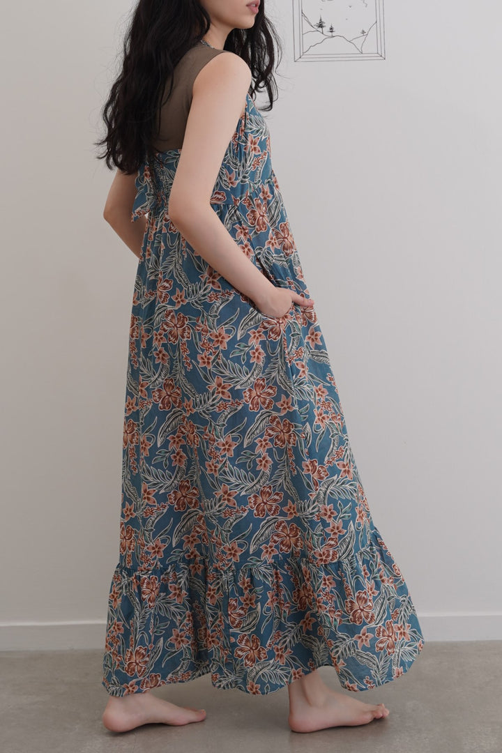 COTTON HALTER DRESS