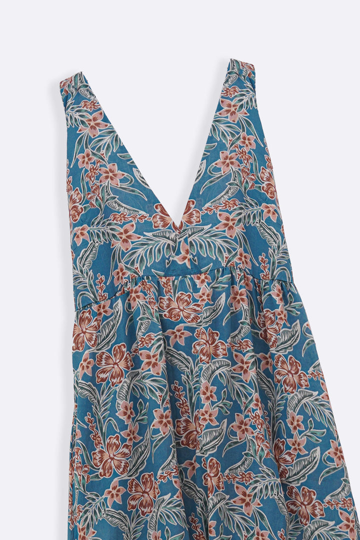 COTTON HALTER DRESS