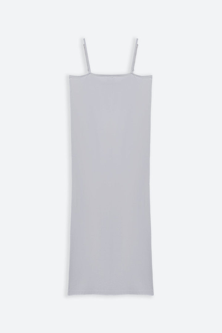 WHITE ESSENTIAL LONG CAMISOLE