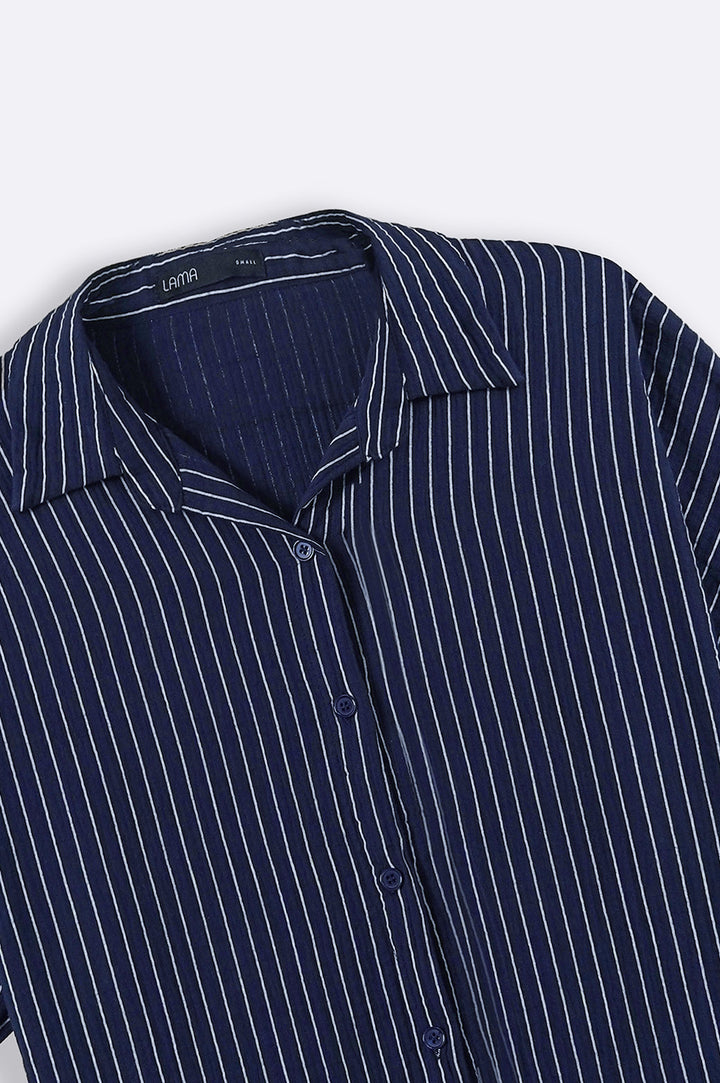 STRIPED MUSLIN SHIRT