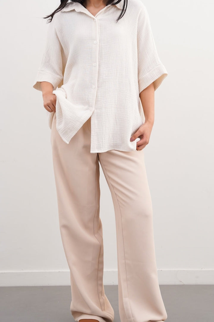 ORGANIC MUSLIN SHIRT