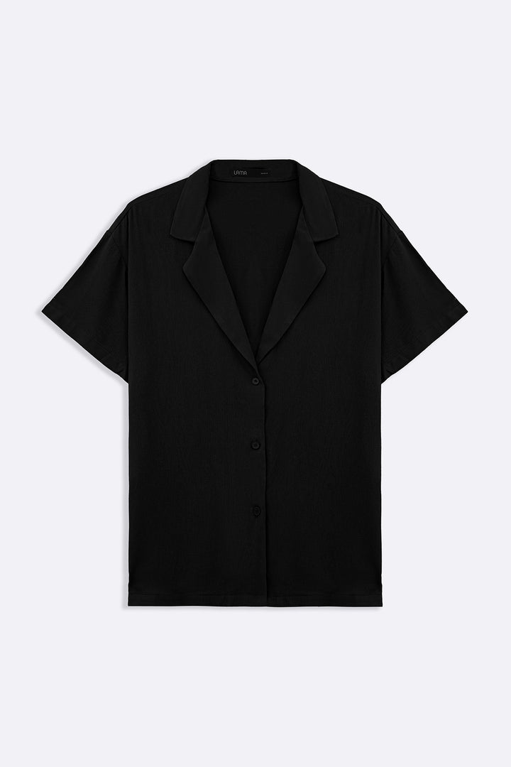 BLACK SAFARI BLAZER SHIRT