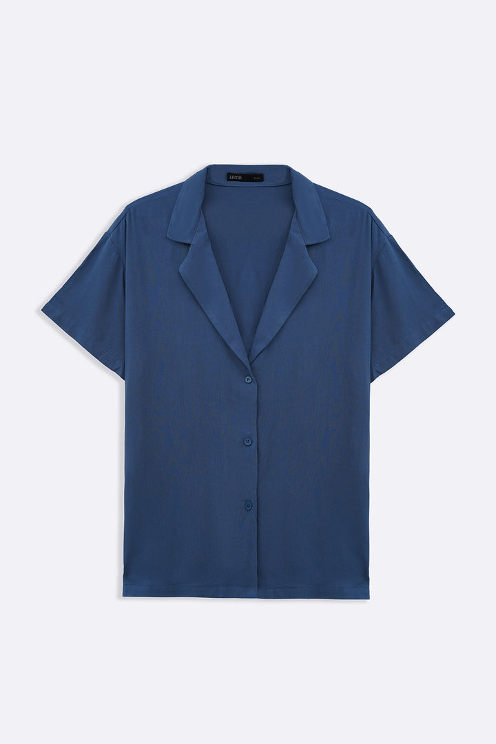 TEAL SAFARI BLAZER SHIRT
