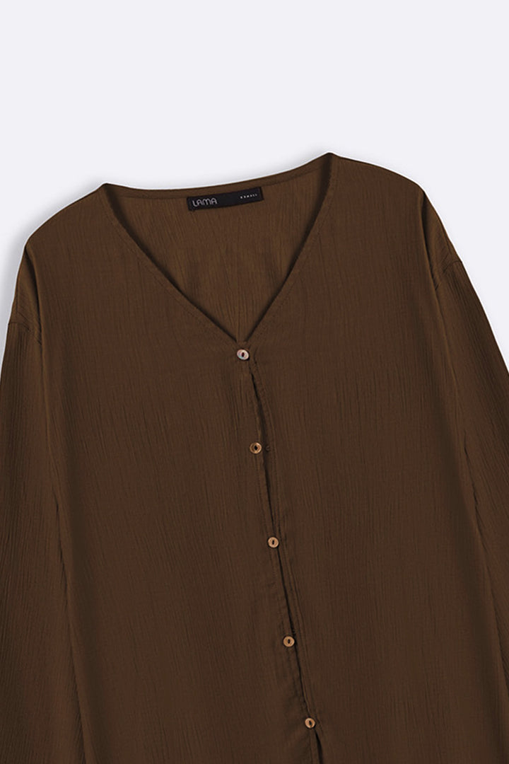 FLOWY TEXTURED BLOUSE