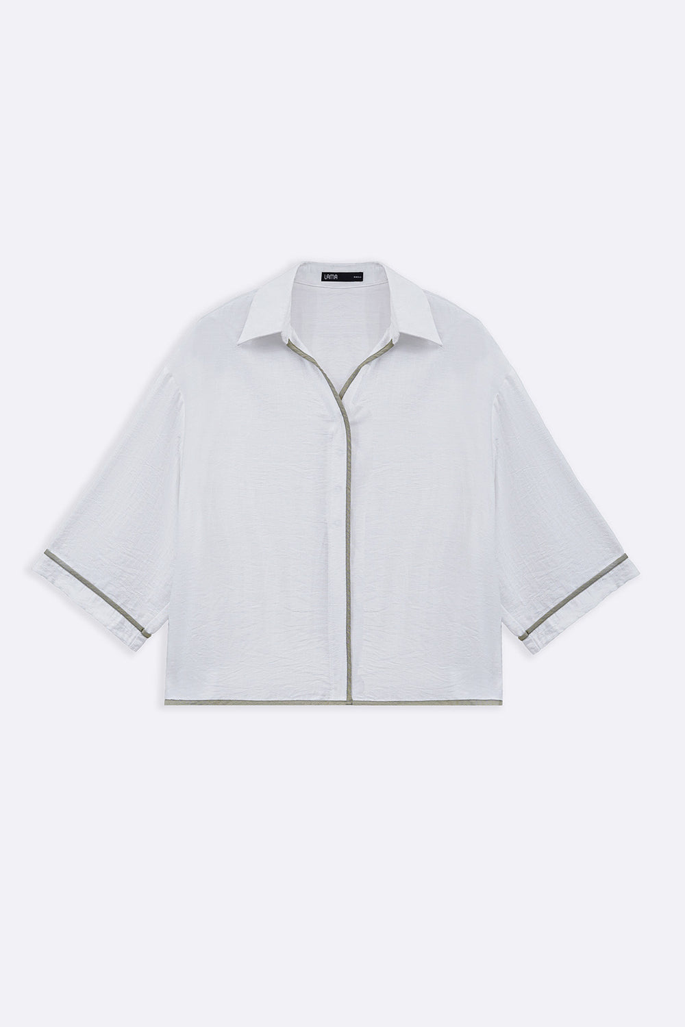 WHITE CLOVER SILKY BLOUSE