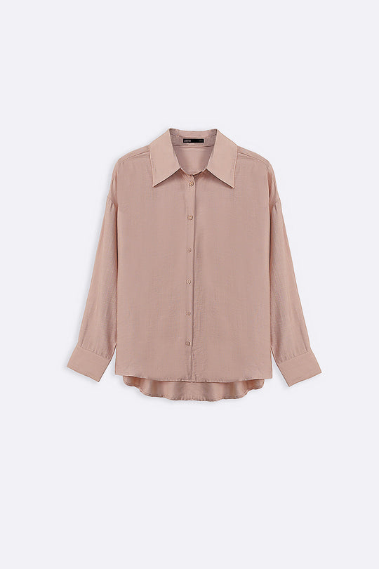 BEIGE EASY BREEZE BLOUSE