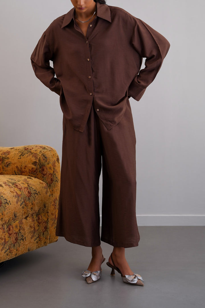 CHOCOLATE EASY BREEZE BLOUSE