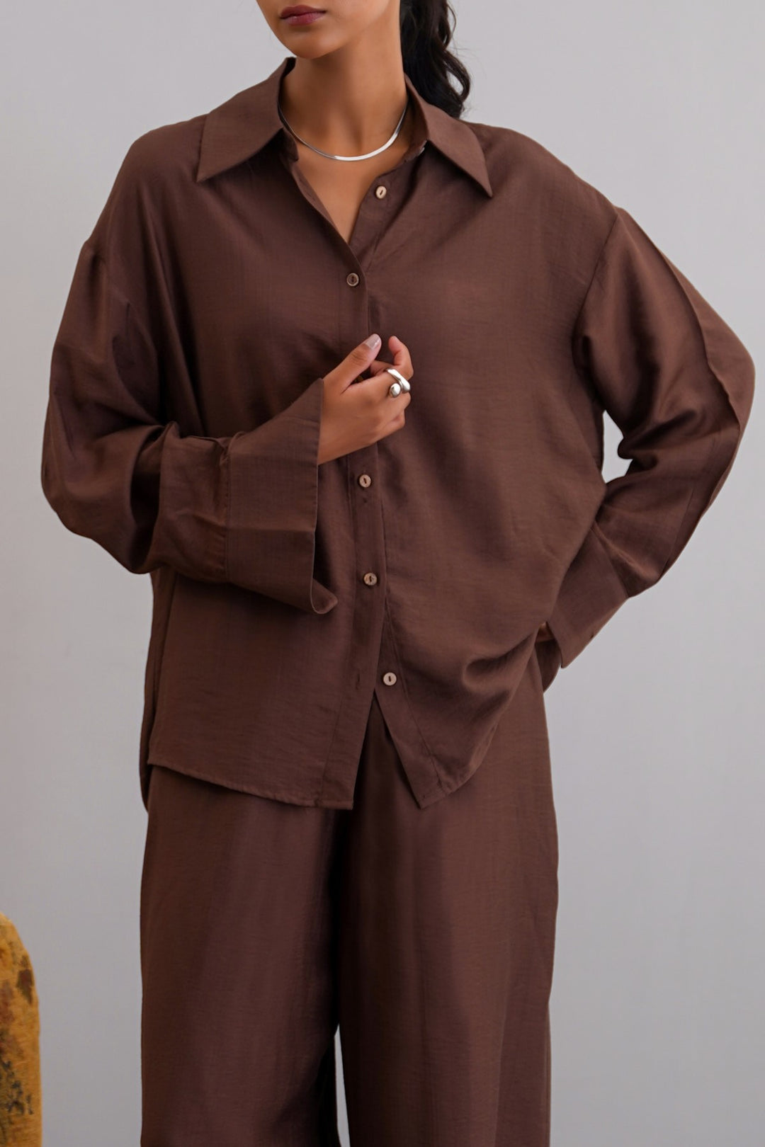 CHOCOLATE EASY BREEZE BLOUSE
