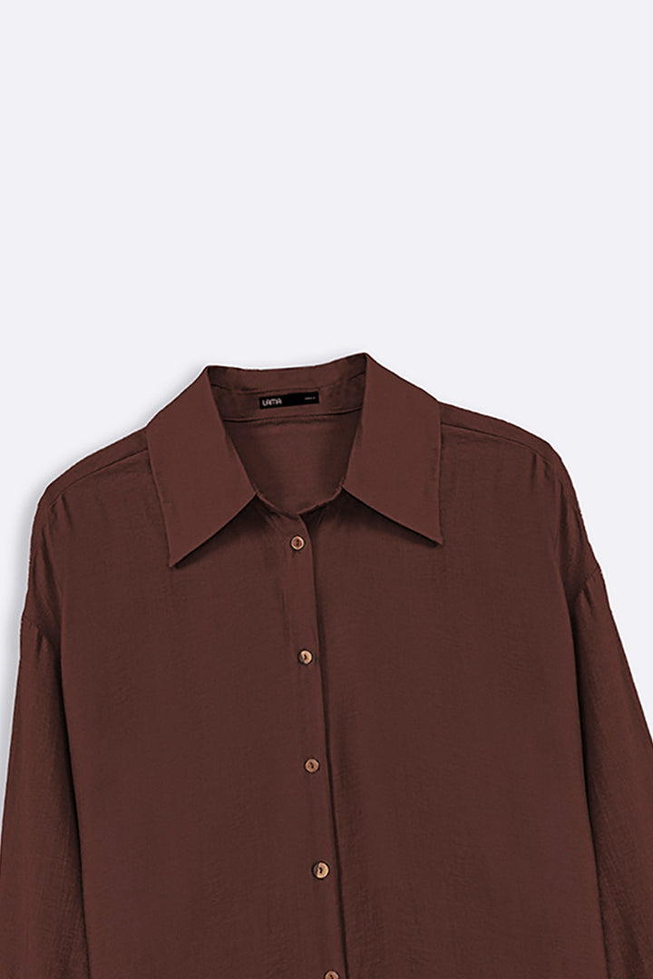 CHOCOLATE EASY BREEZE BLOUSE