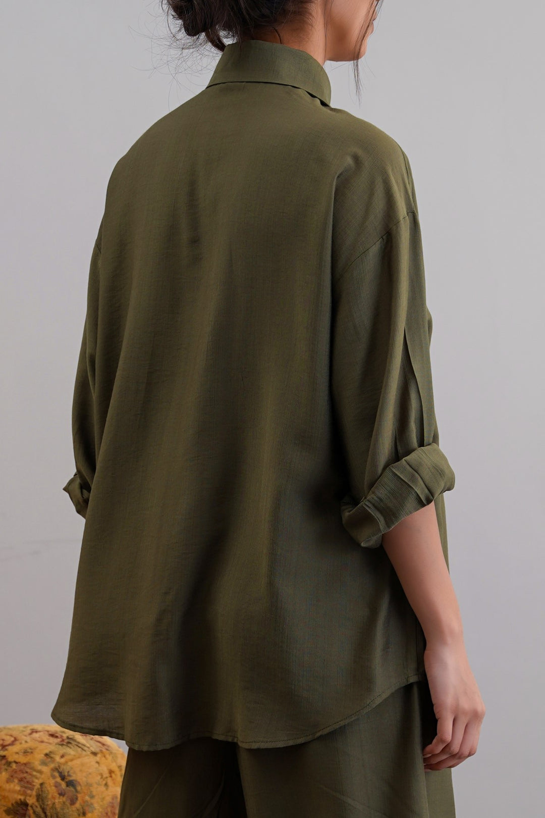 GREEN EASY BREEZE BLOUSE