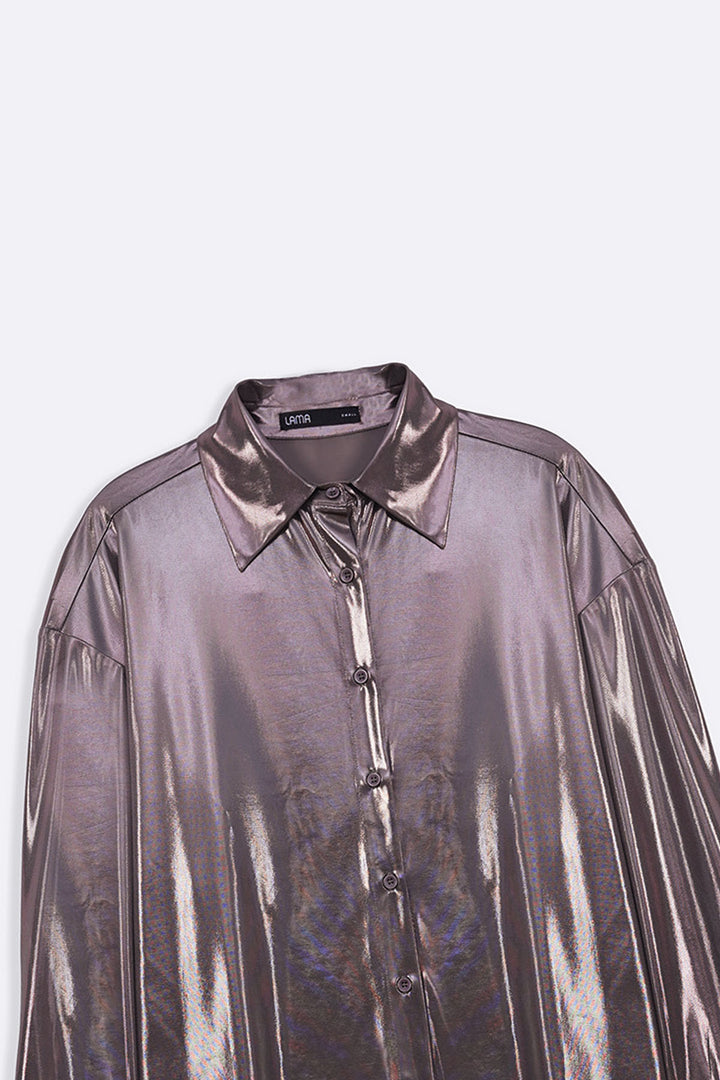 BRONZE RETRO METALLIC SHIRT