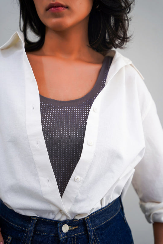 GREY STARFALL CAMISOLE