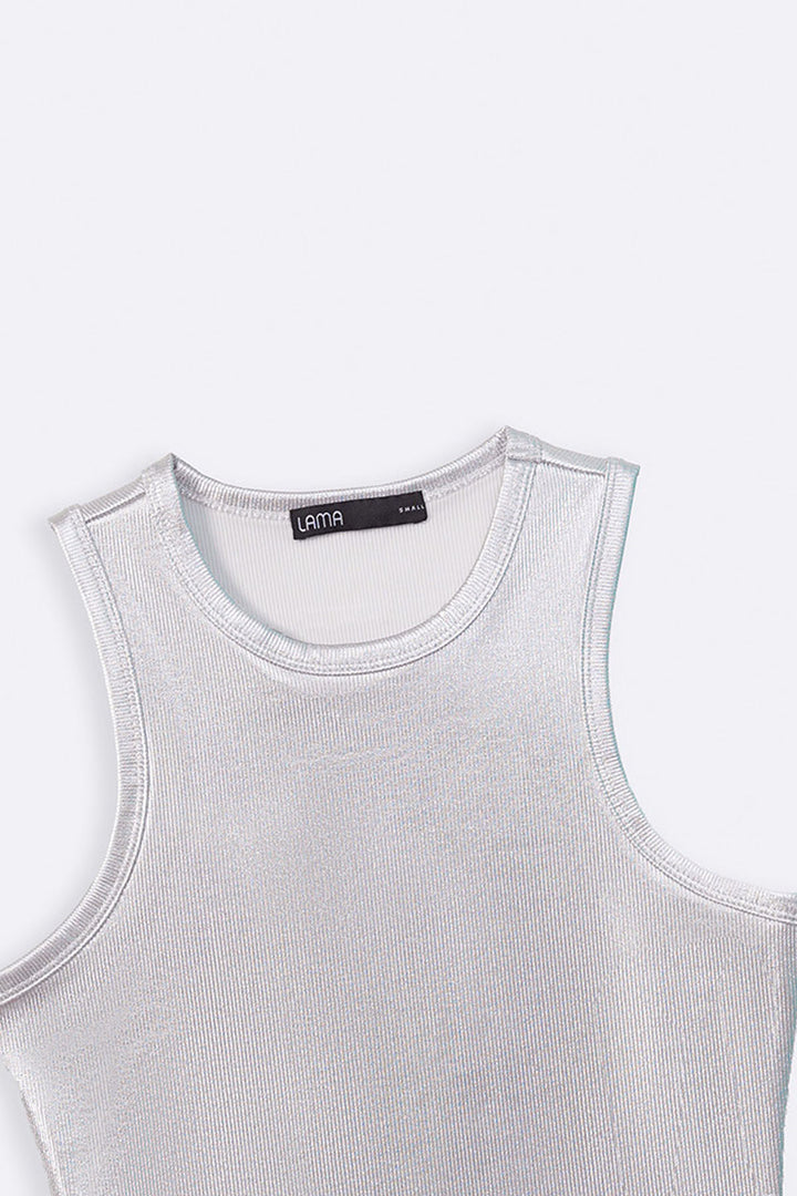 SILVER GLAM TANK TOP