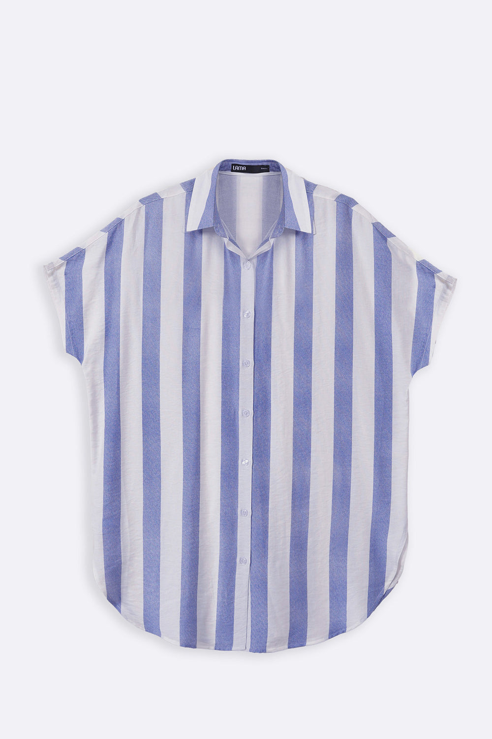 BLUE STRIPED HOLIDAY TUNIC