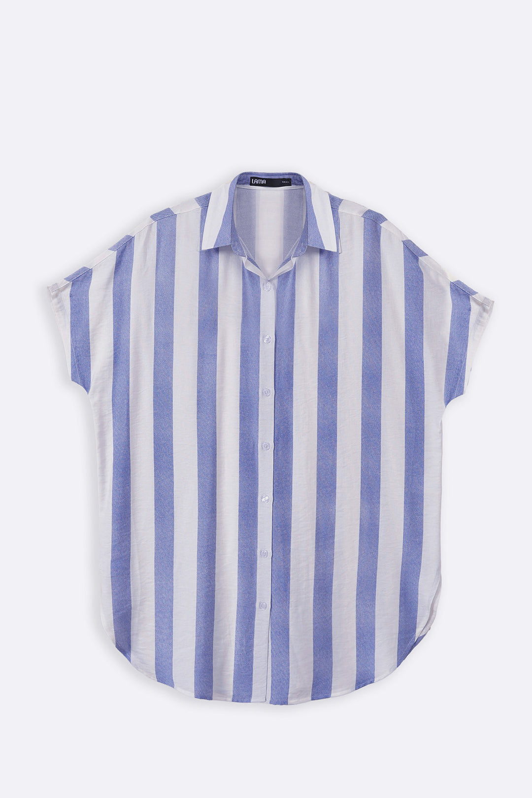 BLUE STRIPED HOLIDAY TUNIC