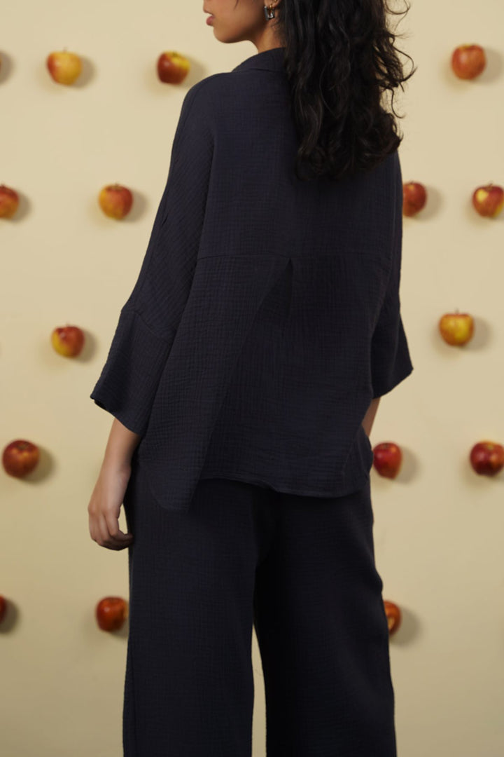 CHARCOAL EVERYDAY MUSLIN SHIRT