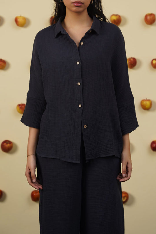 CHARCOAL EVERYDAY MUSLIN SHIRT