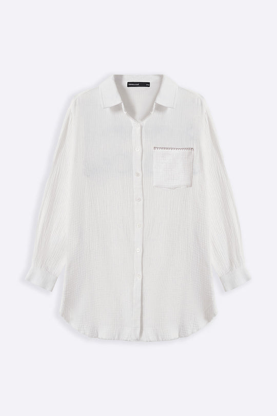 BEIGE RESORT CHAI CLUB SHIRT