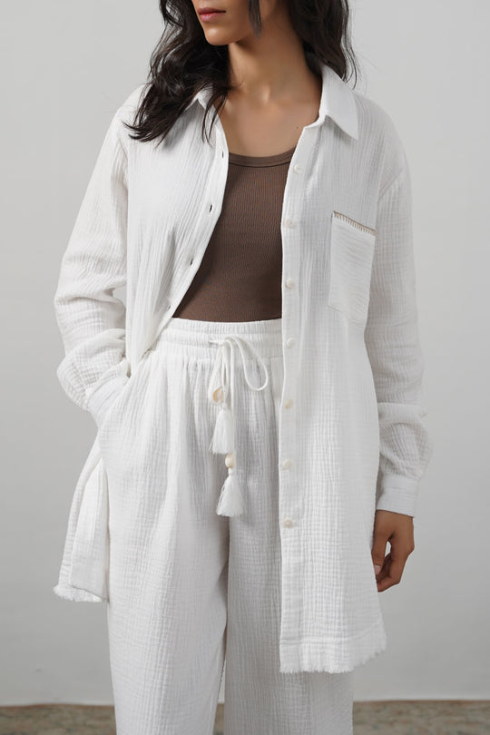 BEIGE RESORT CHAI CLUB SHIRT