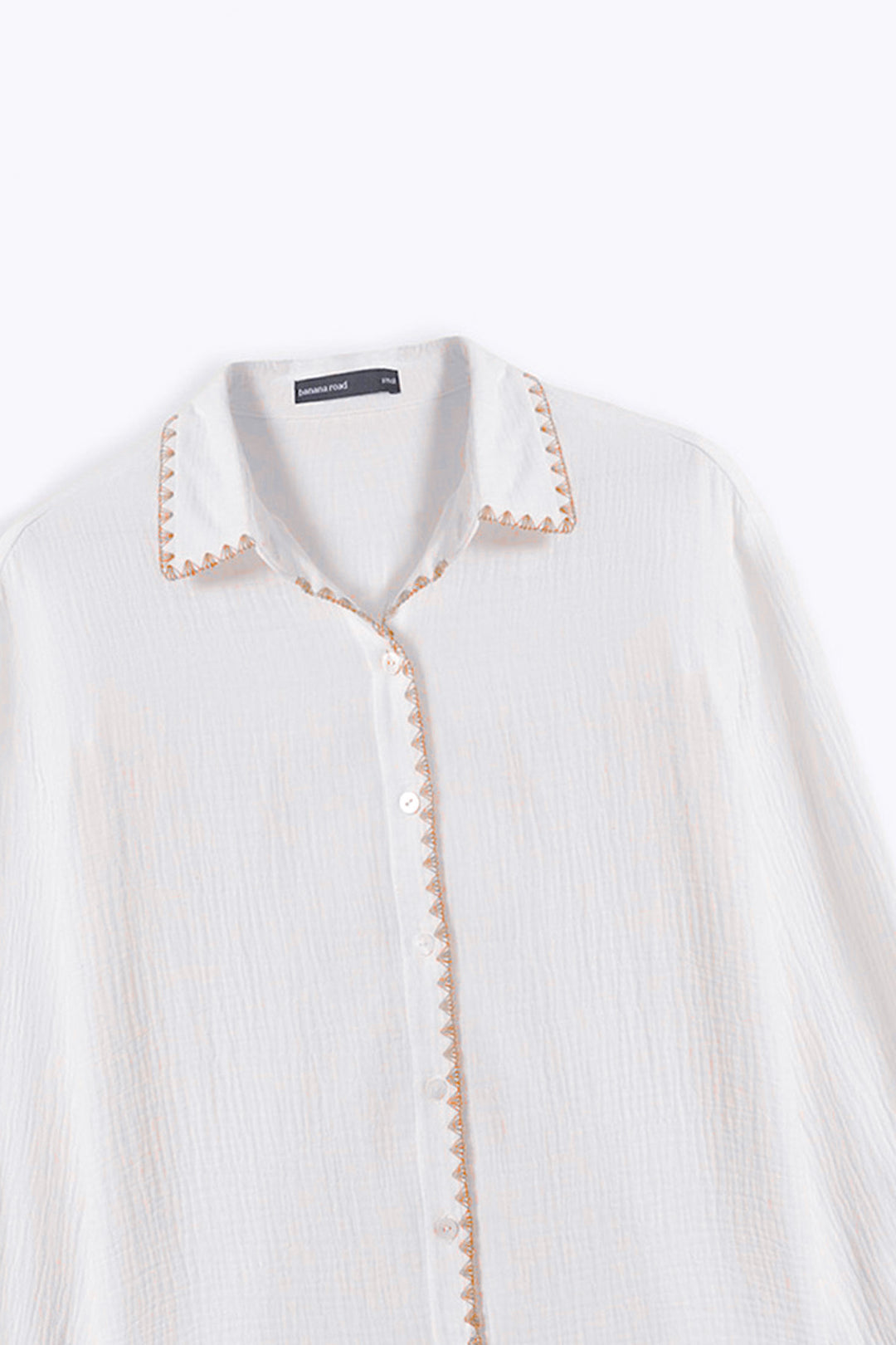 BEIGE MUSLIN RESORT SHIRT