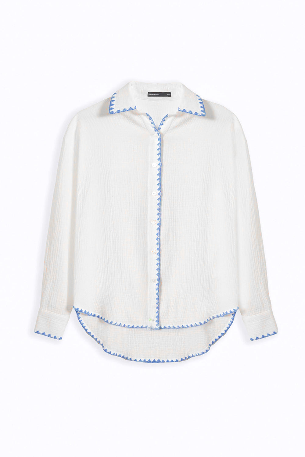 BLUE MUSLIN RESORT SHIRT