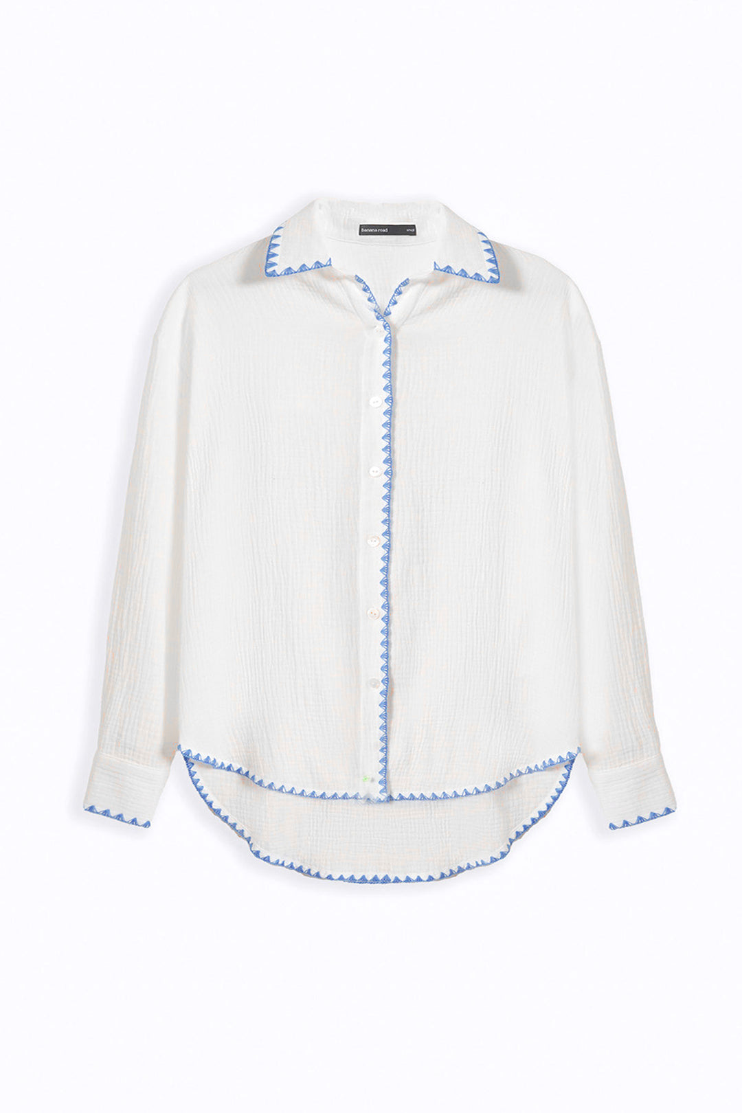 BLUE MUSLIN RESORT SHIRT