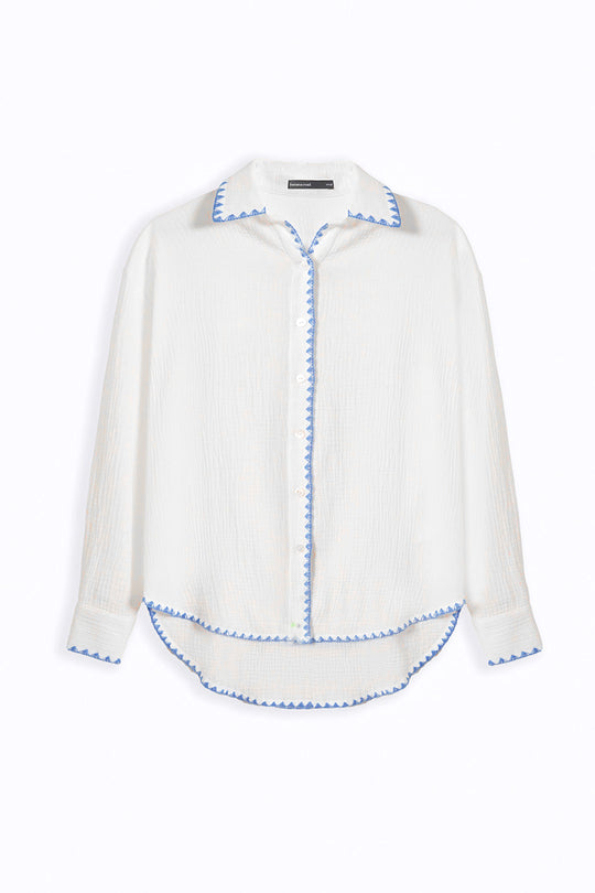 BLUE MUSLIN RESORT SHIRT