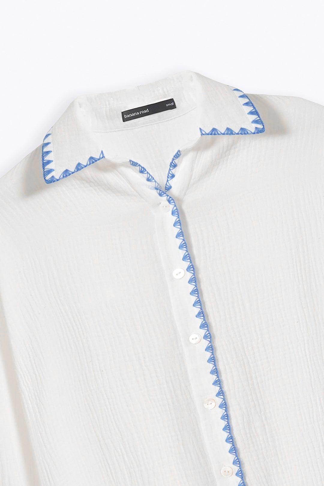 BLUE MUSLIN RESORT SHIRT