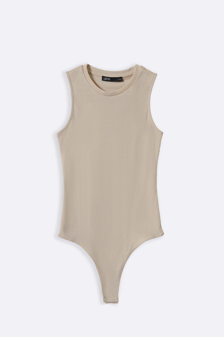 NUDE COTTON BODYSUIT