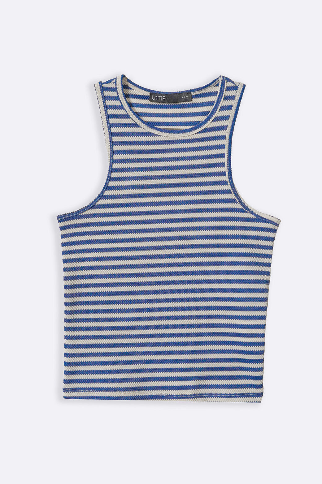 BLUE STRIPED TANK TOP