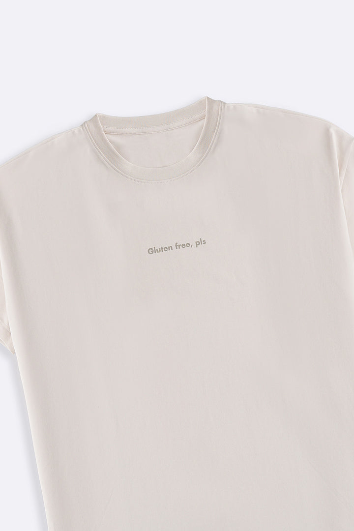 IVORY GLUTEN FREE PLS OVERSIZED TEE