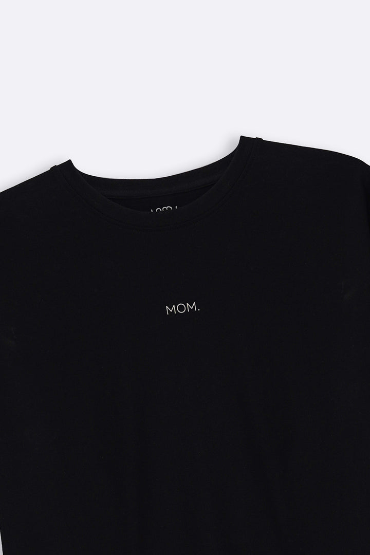 BLACK MOM OVERSIZED TEE